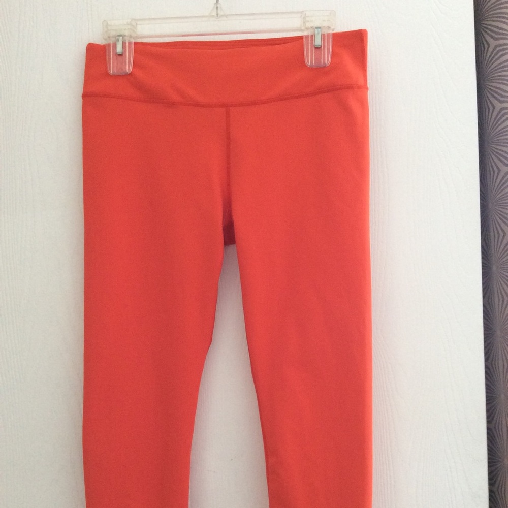 Fabletics Cropped Leggings M Bright Orange